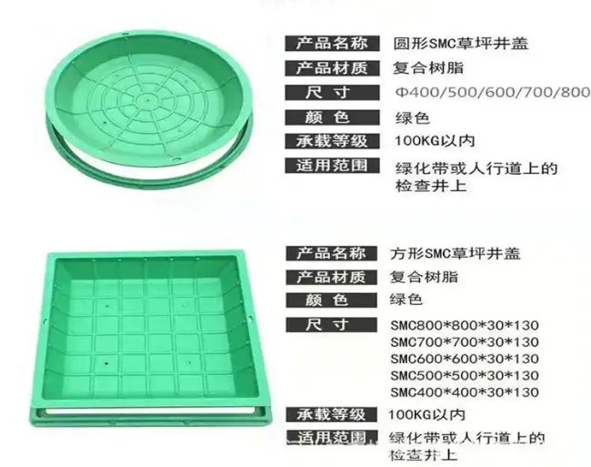 瑞溪镇树脂复合种植井盖展示